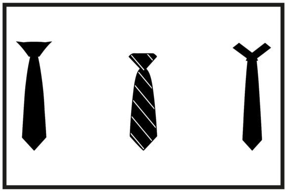 Download Necktie Icon Vector Silhouette - Premium Bundle