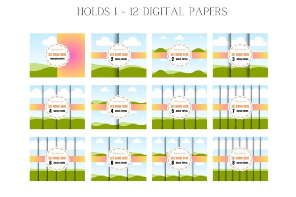 Download Digital Paper Mockup | Canva Template - Paper mockup Collection