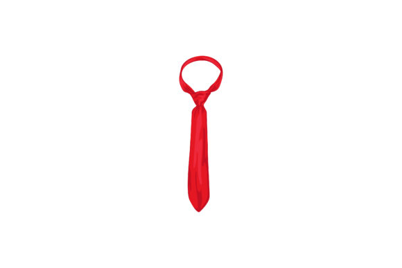 Download Pretty Cool Red Necktie Illustration - Necktie Collection