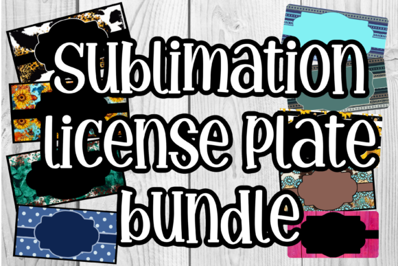 Download Sublimation License Plate Design Bundle - License plate design Collection