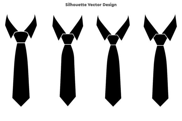 Download Formal Business Necktie Set Silhouette - Premium Resources