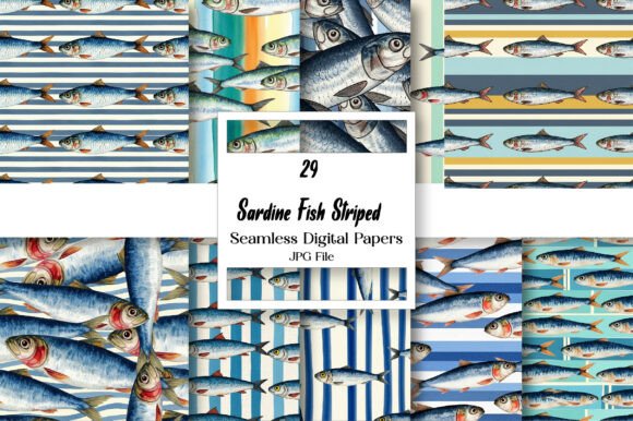 Download Sardine Fish Striped Pattern - Premium Resources