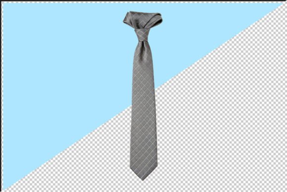 Download Gray Diamond Pattern Necktie PNG - Premium Resources