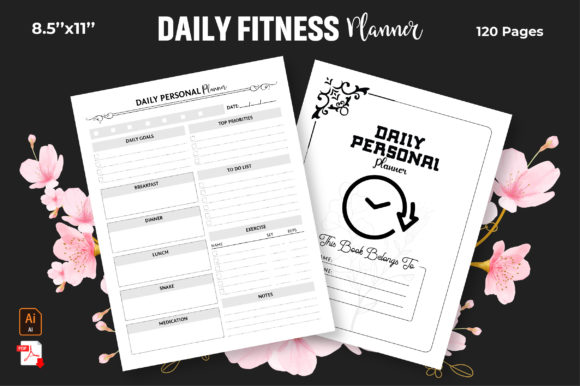 Download Daily Personal Planner KDP Interior - Daily personal planner Collection