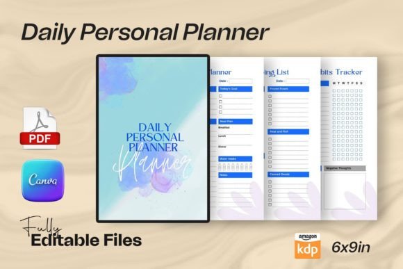 Download Daily Personal Planner Undated Planner - Daily personal planner Collection