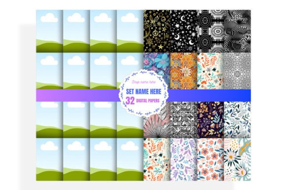 Download Digital Paper Mockup | Canva Template - Paper mockup Collection